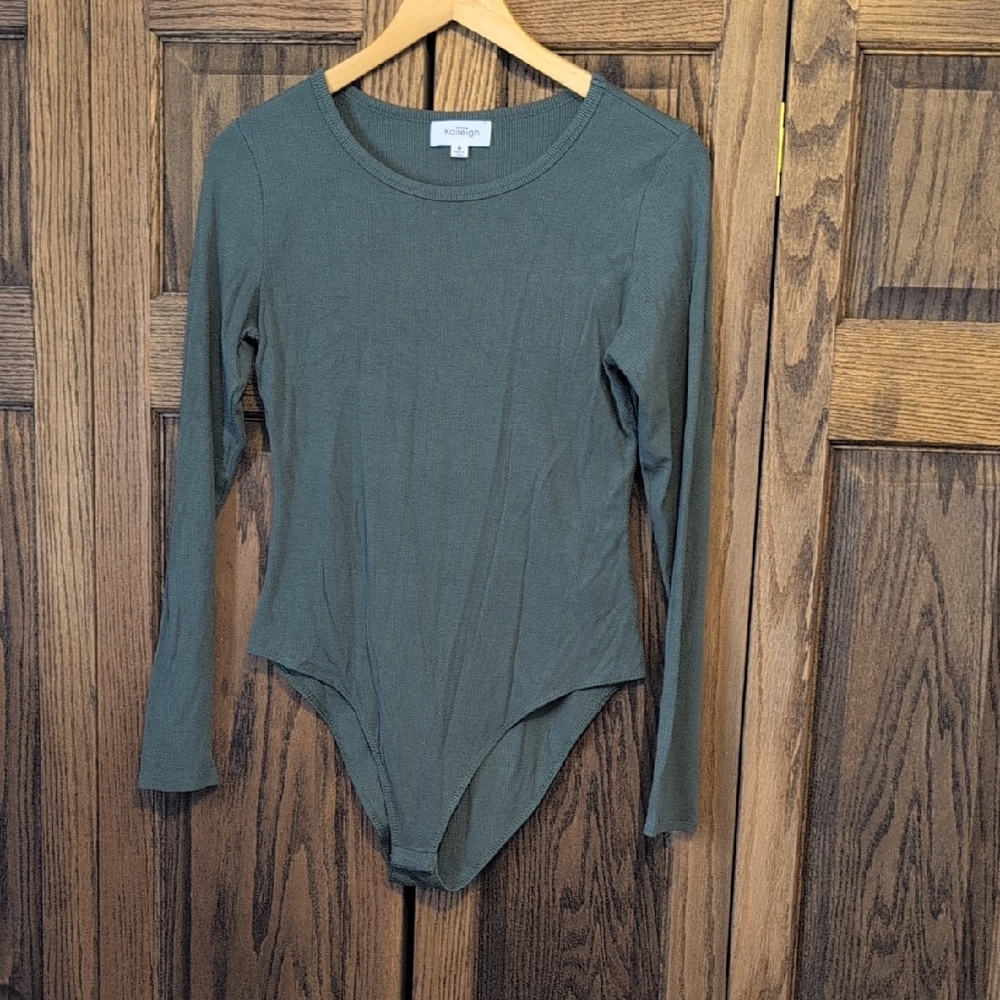 Kaileigh Olive Long Sleeve Bodysuit
